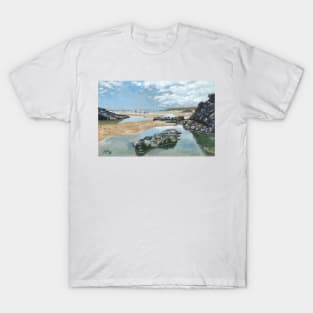 Bedruthan Steps Beach, Cornwall T-Shirt